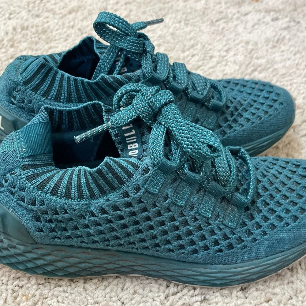 NOBULL Women’s Turquoise Mesh Sneakers - Picture 2 of 4